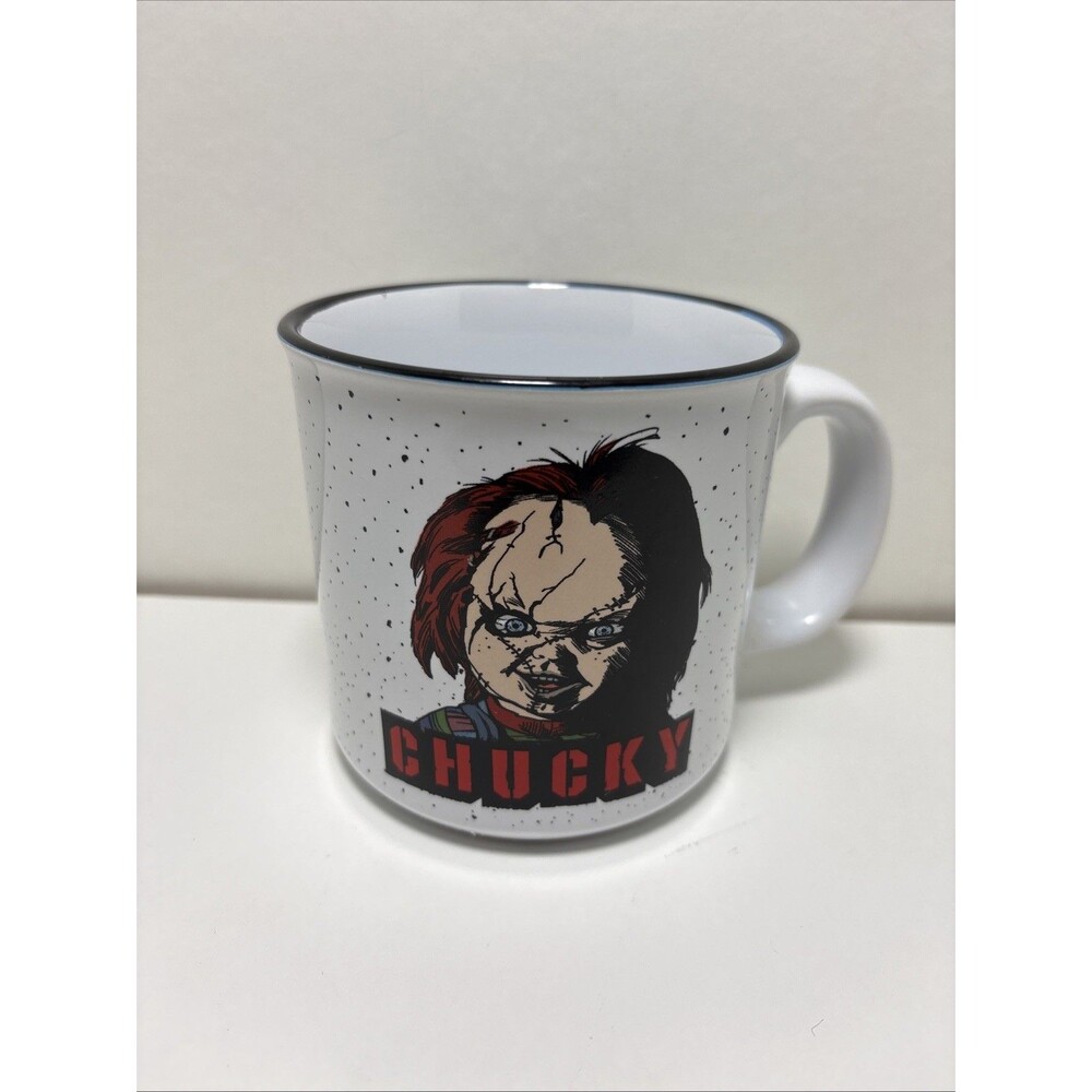 Child's Play Chucky Ceramic Camper Mug | Holds 20 Ounces